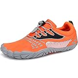 Barfussschuhe Frauen Schnell Trocknend Trail Laufschuhe Herren Leicht Barfußschuhe Damen Outdoorschuhe Orange Gr.41