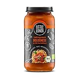 Little Lunch Lieblingssauce | Bio Bolognese | 250g | Pastasauce | Bio-Rindfleisch | 100% Bio-Qualität | Ohne zugesetzten Zucker | Glutenfrei | Laktosefrei | Keine künstlichen Z