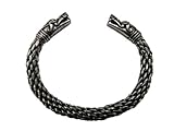 Asgard Wikinger Drachenkopf-Armreif aus H