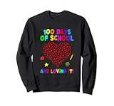 100. Schultag Herz 100 Days Of School And Loving It Schüler Sw