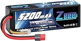 Zeee 3S LiPo Akku 11,1V 60C 5200mAh Hardcase Batterie mit Deans T Steck für RC Auto, RC Flugzeug, RC Hubschrauber, RC Hobby