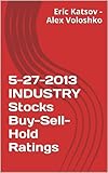 5-27-2013 INDUSTRIAL Stocks Buy-Sell-Hold Ratings (Buy-Sell-Hold+ Stocks iPhone App) (English Edition)