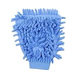 TopHomer Mikrofaser-Waschhandschuh, Mikrofaser-Reinigungstuch, weiche Handschuhe, Autowaschhandschuh zum Polieren, Waschen, Wachsen, Staubwischen (blau)