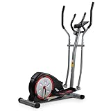 Merax Crosstrainer ellipsentrainer mit LCD-Display und Ger?Test?nder,Magnetbremse,Pulsmessung,8 Stufen Widerstand und bidirektionale Bewegung,R
