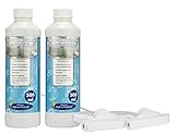 AQUA CLEAN PUR Brillant Sanitärreiniger mit Abperleffekt 2x 500