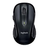 Logitech M510 Maus (RF Wireless, Batterien, beidhändig, Büro, PC/Notebook) Schwarz (Generalüberholt)