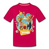 JoNaLu Jo Naya Und Lu Tanzen Auf Der Wiese Teenager Premium T-Shirt, 146-152, Dunkles Pink