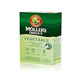 Möller’s ® | Vegane Omega-3-Kapseln | Auf 100 % pflanzlicher Basis | Norwegisches Omega-3-Nahrungsergänzungsmittel mit EPA, DHA und Vitamin D3 | 166 Jahre alte Marke | 30 Kap