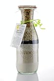 Ruck-Zuck-Vollkornbrot Backmischung im dekorativem 530ml Weckglas ideal als Geschenk