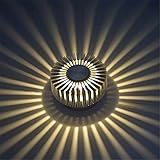LED Wandleuchte mit Fernbedienung Flutlicht Kreative Design Effektlampe Deckenspots Effekt Licht Moderne Innen Wandlampe für Flur Schlafzimmer Balkon Wohnzimmer Baby
