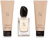 Giorgio Armani Si Set femme/woman, Eau de Parfum Vaporisation/Spray 50 ml, Bodylotion 75 ml, Duschgel 75 ml, 1er Pack (1 x 200 ml)