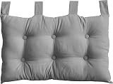 Enjoy Home Kopfteil Stoff 70 x 9 x 45 cm, grau, 9 X 45 CM