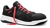 ELTEN Lakers Black Low ESD S1P Herren Sicherheitsschuhe, Arbeitsschuhe, Sicherheitshalbschuh, Zertifiziert nach EN ISO 20345 : S1P, Kunststoffkappe (Schwarz), EU 43