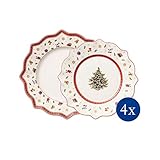 Villeroy & Boch Teller-Set, Bunt, 8tlg, weiß/bunt, 14-8585-9015