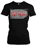 Graffiti Leipzig Damen T-Shirt | Stadt - Leipzig Skyline - Fussball - City - Leipzig Shirt - Ultras | Schwarz (M)