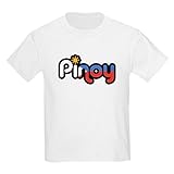 CafePress Pinoy Kinder-T-Shirt, leicht, für Jugendliche, Baumwolle Gr. Kinder M, weiß