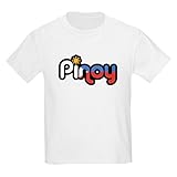 CafePress Pinoy Kinder-T-Shirt, leicht, für Jugendliche, Baumwolle Gr. Kinder M, weiß