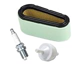 OuyFilters 496894S 496894 Air Filter 272403S Pre Filter with 394358 Fuel Filter for Briggs & Stratton 282700 283700 12.5-17 HP Eng