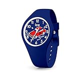 ICE-WATCH - ICE fantasia Car - Blaue Jungenuhr mit Silikonarmband - 017891 (Small)