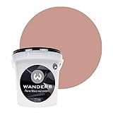 Wanders24®️ Tafelfarbe (1Liter, Japan Rosé) Blackboard Paint - Tafellack - abwischbare Wandfarbe - in 20 Farbtönen erhältlich - Made in Germany