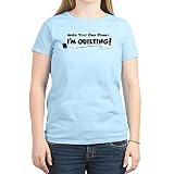 CafePress T-Shirt mit Rundhalsausschnitt 'Make Your Own Dinner' Gr. M, hellb
