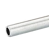 Gewinderohr M10x1 Eisenrohr 1 Meter Lampen- Leuchtenrohr Rohr verzinkt 1m 100
