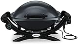 Weber Q Grill Kettle (1400 schwarz/grau rechteckig Aluminium)