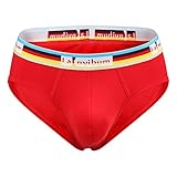 Roselan Herren Boxershort Xinan sexy Unterwäsche Soft Slips Retroshorts Unterhosen Baumwolle Männer Unterwäsche Low-Rise U-Convex Bequeme G-Strings Tanga für M