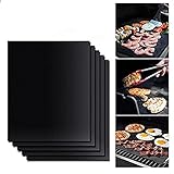 OUIPP Backmatte 10 stücke extra dick hitzebeständige BBQ Grill Matte backen Wiederverwendbare Nicht Stick brisecue Kochen Grillen Blatt Liner BBQ Tools Zubehö