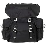 BW Bundeswehr Rucksack Canvas 40L schwarz Schw