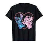 Disney Lilo and Stitch Angel Heart Kisses T-S