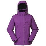 Cox Swain Damen 2-Lagen Outdoor Regenjacke Pure - 5.000mm Wassersäule, Colour: Berry, Size: L