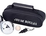 Engelhart - 010121 - Petanque Boules-Kugeln 3 Stuck - Boules Spieleklassiker 720 G, Durchmesser 74 Mm, S