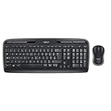 Logitech MK330 Kabellose Tastatur und Maus, USB, lange Akkulaufzeit, kompatibel mit Windows und Chrome OS - QWERTZ deutsches Tastaturlayout - Schwarz (Generalüberholt)