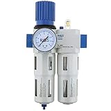 Druckluft Wartungseinheit Wasserabscheider Öler RQS 1/2' 1/4' 3/4' Ölfilter Wasserfilter Druckminderer Reg