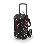 reisenthel citycruiser Rack + citycruiser Bag Set, moderner, robuster Einkaufstrolley aus Aluminium, leichtlaufende Rollen - große Einkaufstasche, 34x60x24 cm, 45 l, dots (7009)