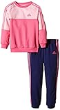 adidas Baby Jogginganzug Crew, Pink/Blau, 80