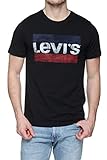 Levi's Mens Graphic T-Shirt, Sportswear Logo Black+, M