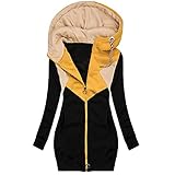 WWricotta Fleecejacke Damen Funktionsjacke 3 In 1 Regenmantel Wasserdicht Atmungsaktiv Lang Laufjacke Jacke Outdoor Sport Leichte Windjacke Sweatshirtjacke Mit Kapuze Lange Steppweste ÜBergangsjack