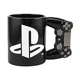 Paladone Playstation 4. Generation Controller Tasse – Keramik Kaffeetasse für Gamer, Schw