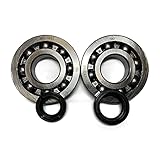 Kurbelwellenlager Set mit SKF C4 Kugellagern und Simmerringen Hi-Quality Metallkäfig Peugeot Speedfig