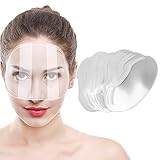 Hair Barber Salon Mask Shield, 100pcs Hairdressing Dye Hairspray Shield für Gesicht Augen Schützen, Face Shield für Hairspray Salon Supplies, Microblading