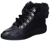 Geox Damen D RUBIDIA C Sneaker, Black, 37 EU