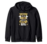 Jesus ist mein Stein und so rolle ich Weihnachten Ostern Kapuzenjack