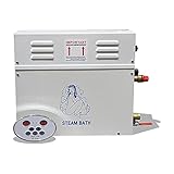 ASPZQ 3KW-9KW Dampfgenerator Selbstentleerendes Dampfbad mit Dampfdusche Spa mit Wasserdichtem Controller for Raum/Zuhause/Bad/SPA Raumheizung (Size : 6.0kw)