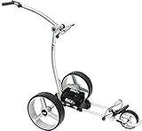 GOLF23, Elektro Golf Trolley 3.1 Lithium Batterie 20Ah, USB, Silb