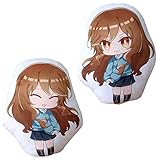 Zhongkaihua Horimiya Anime Plushies Cute Figur Wurfkissen Hori san to Miyamura Kun Gefüllte Anime Charaktere Plüschpuppe Spielzeug Dekorative Cosplay gefüllte Plüschpupp