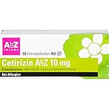 Cetirizin AbZ 10 mg Filmtabletten bei Allergien, 50 St. Tab