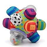 ZOYLINK Bumpy Ball Developmental Gefüllte Waschbare Bunte Tragbare Motorik Ball Sound Crawl Grip Fü