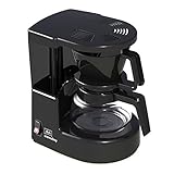 Melitta Aromaboy 1015-02, Kleine Filterkaffeemaschine mit Glaskanne, Schwarz Filter-Kaffeemaschine,